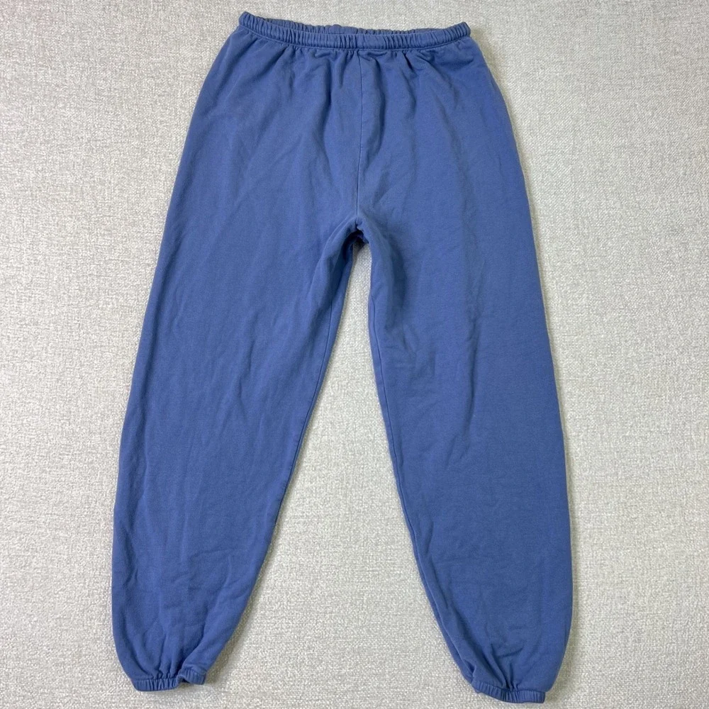 Aerie Fleece Lightweight Joggers Blue Lounge Cozy Sweatpants Women's S Short - Picture 1 of 6